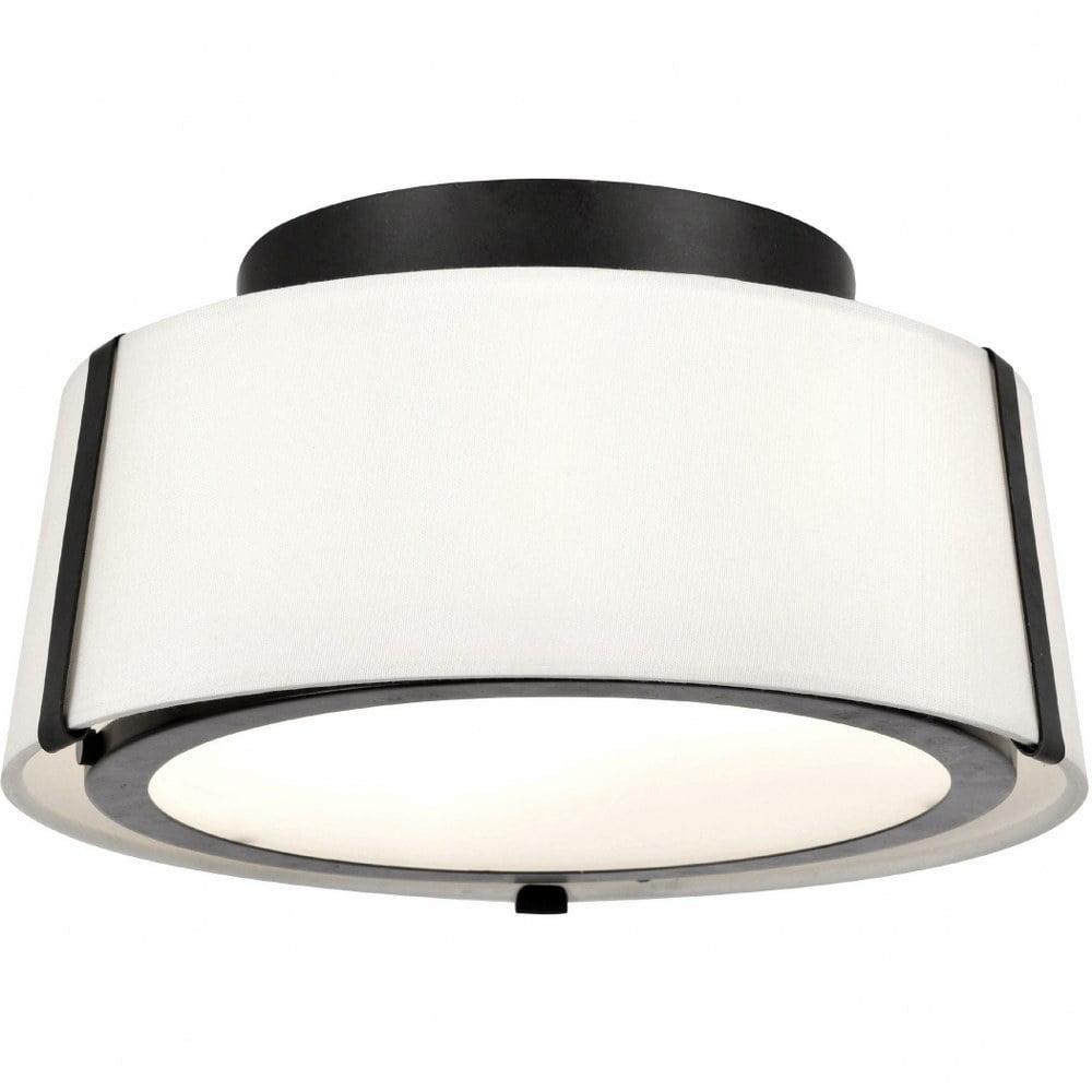 Crystorama Lighting - Two Light Ceiling Mount - Fulton - Two Light Flush Mount