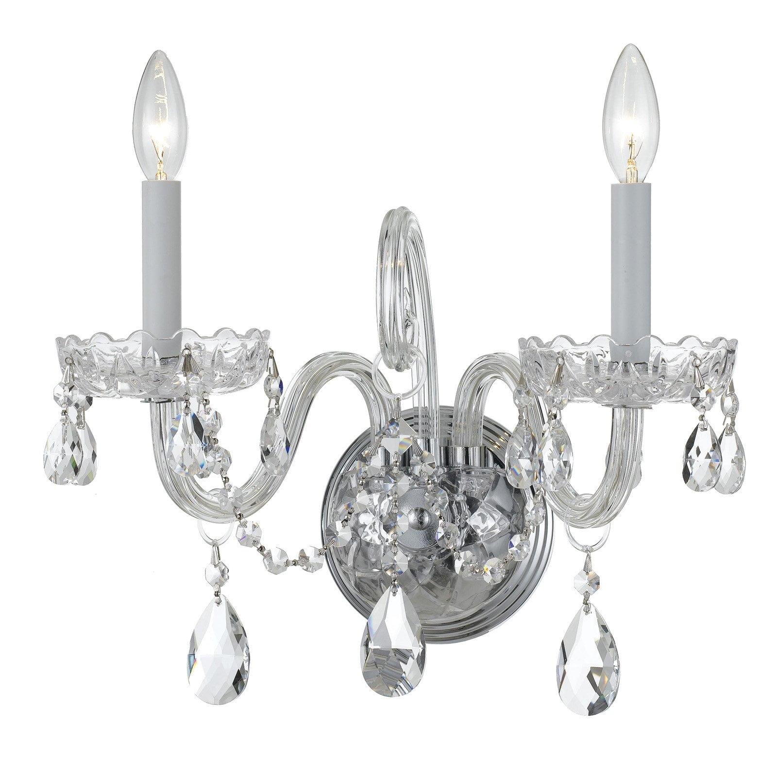 Crystorama Lighting - Two Light Wall Mount - Wall Mount - Crystal - Two Light