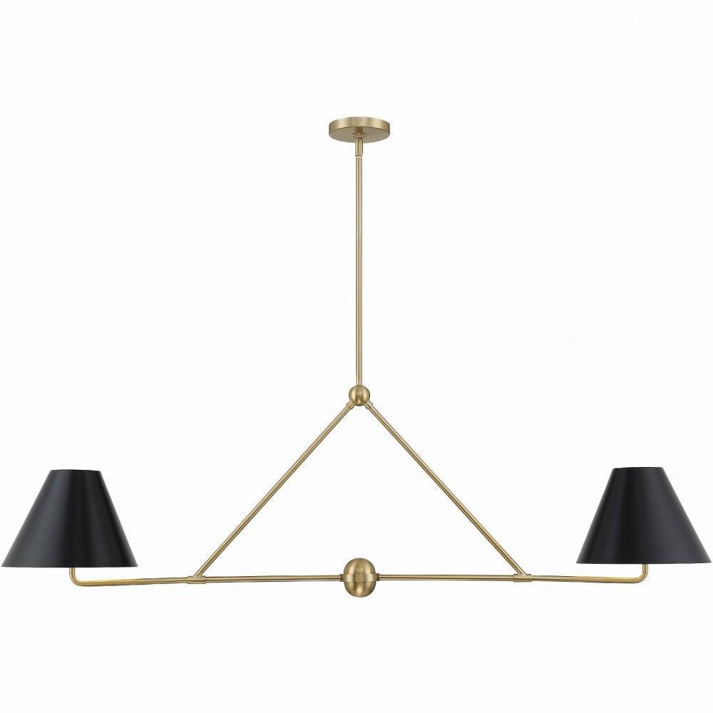 Crystorama Lighting Xavier 4 - Light Chandelier in  Vibrant Gold
