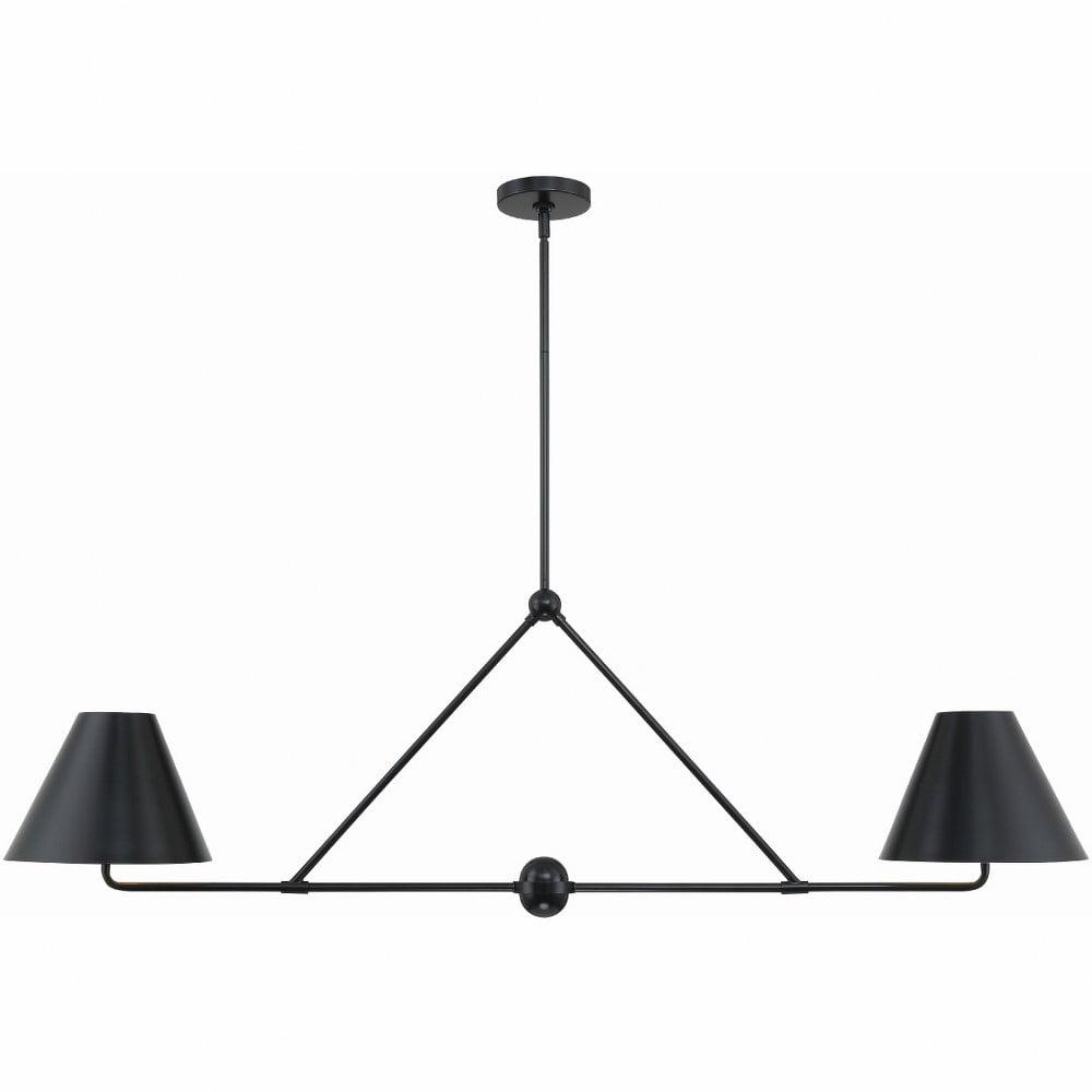 Crystorama Lighting - Xavier - 4 Light Chandelier In Modern Style-17 Inches Tall