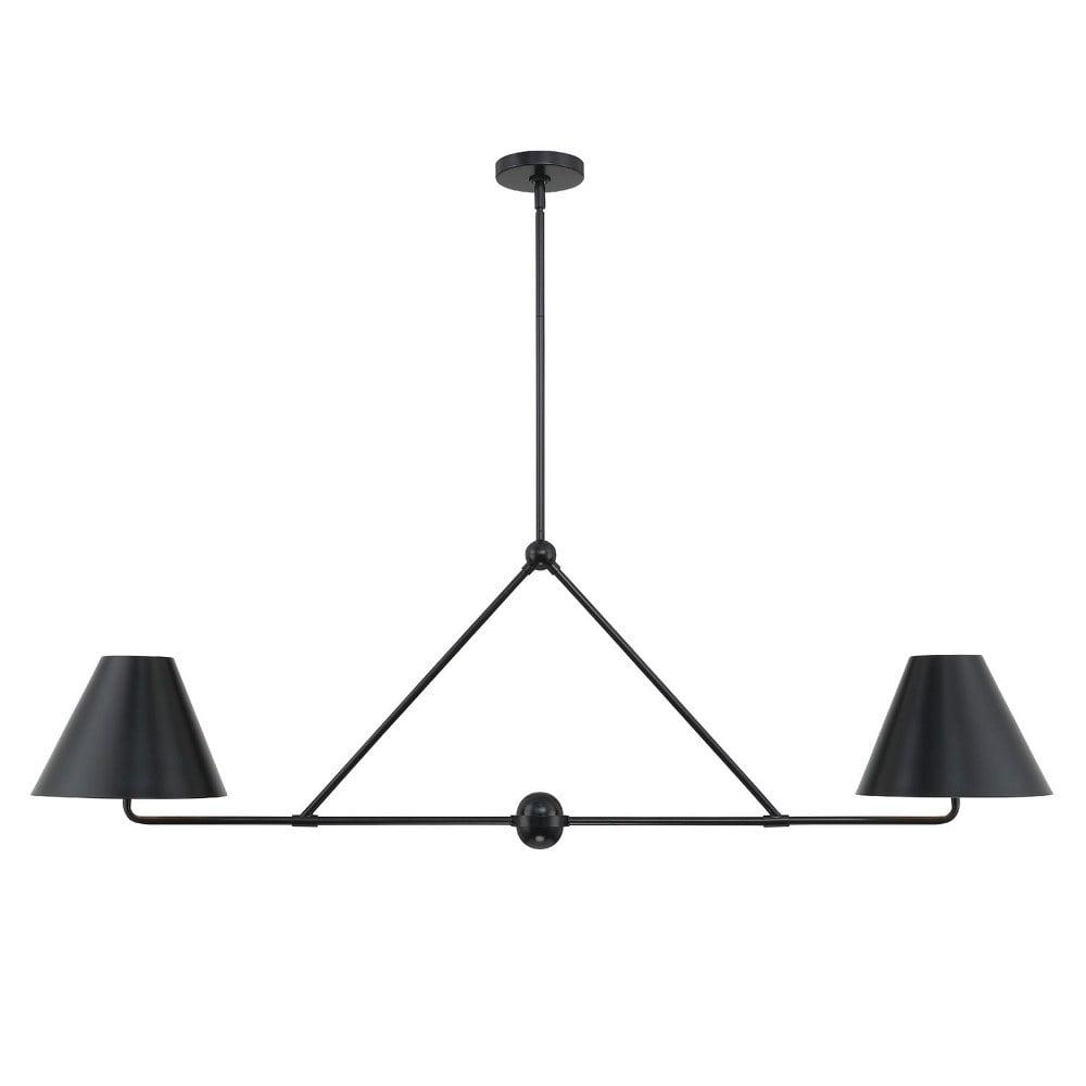 Crystorama Lighting - Xavier - 4 Light Chandelier In Modern Style-17 Inches Tall