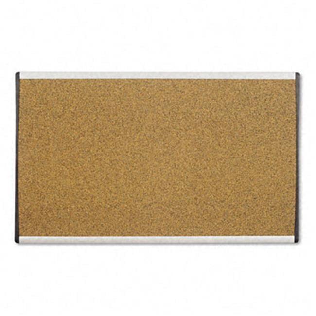 Quartet ARC Frame Cork Cubicle Board 18 x 30 Tan Aluminum Frame ARCB3018