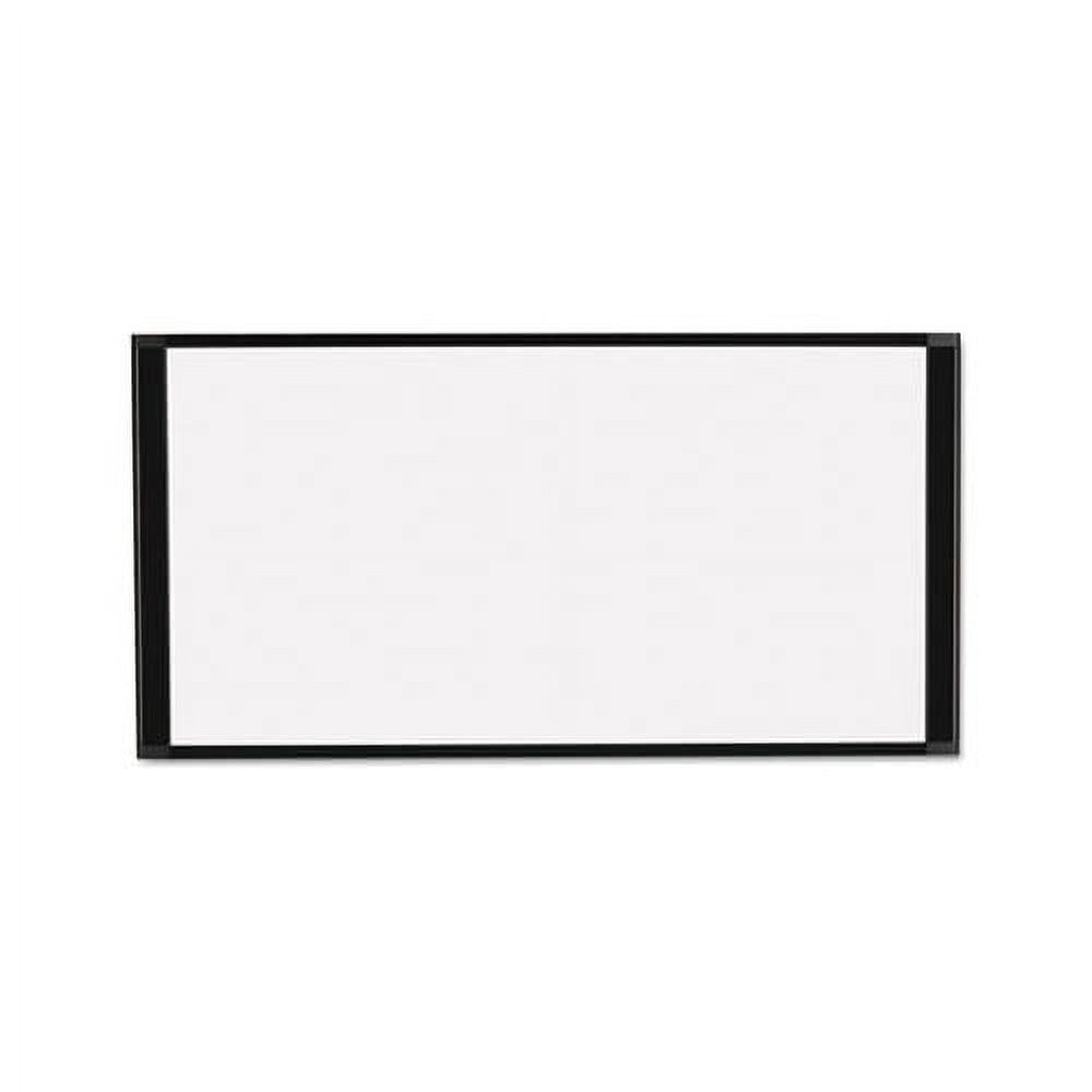 Cubicle Workstation Dry Erase Board 36 x18, Black Aluminum Frame