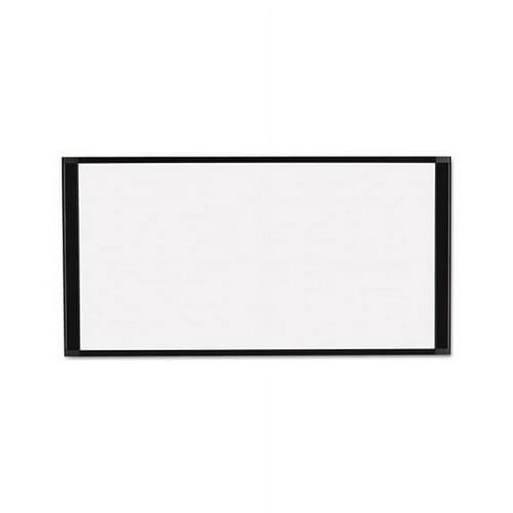 Cubicle Workstation Dry Erase Board 36 x18, Black Aluminum Frame