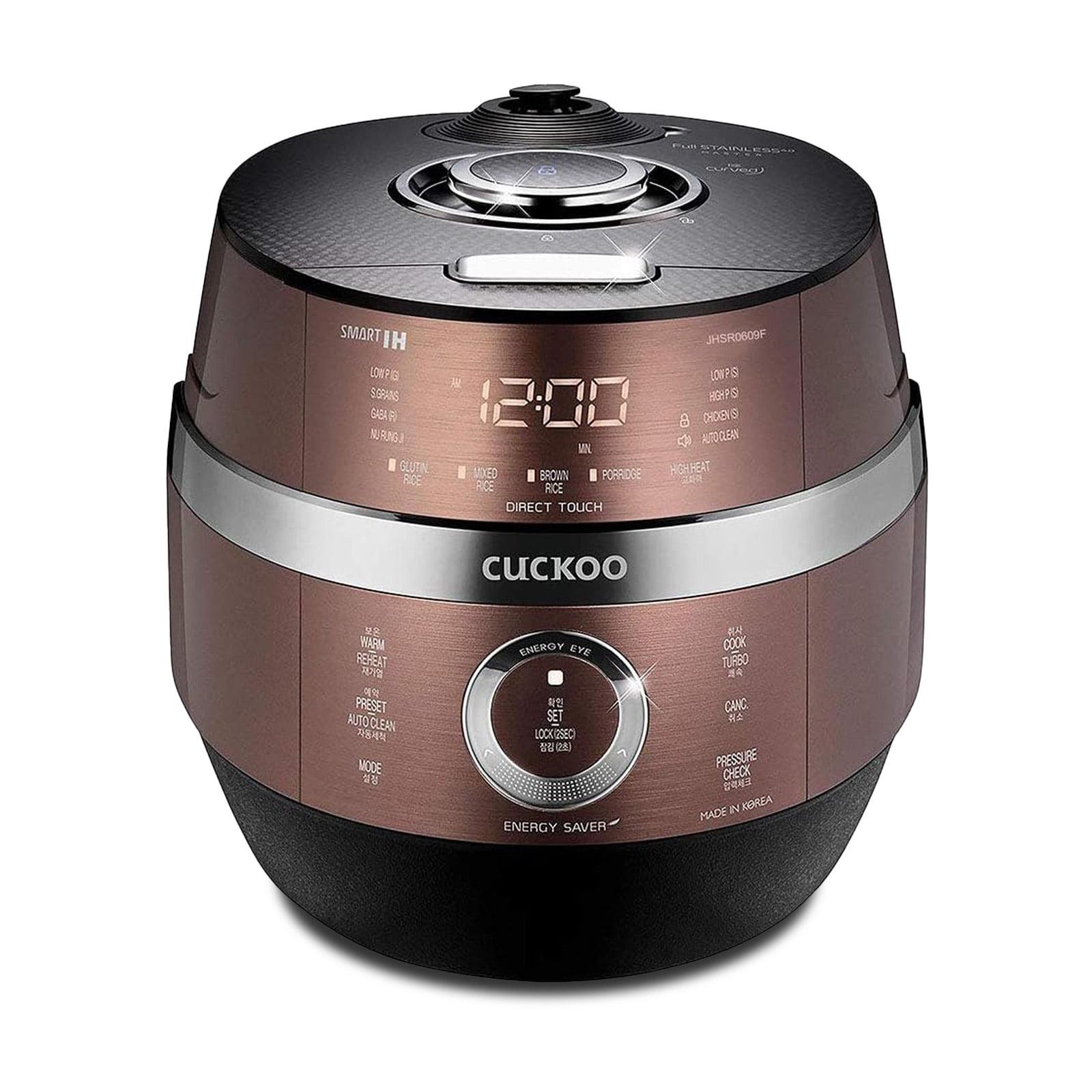 CUCKOO 10-Cup Induction Heating Pressure Rice Cooker and Warmer Bronze: 14 Settings, Automatic Keep Warm, Dishwasher-Safe Parts