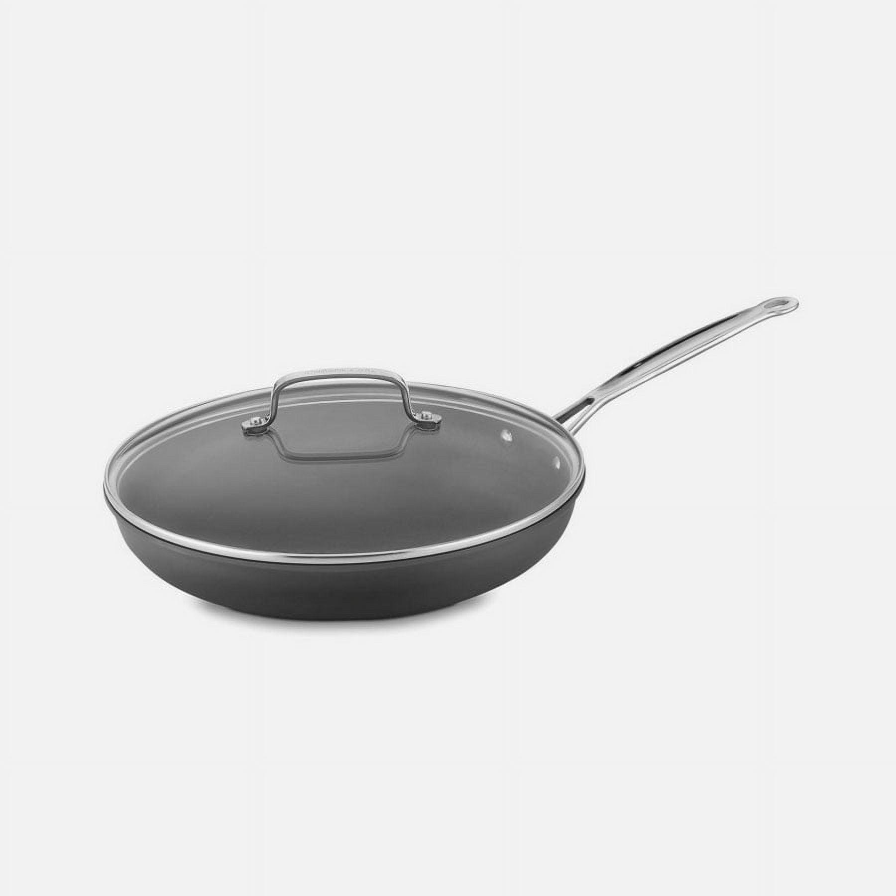 12-Inch Hard Anodized Non-Stick Skillet with Glass Lid