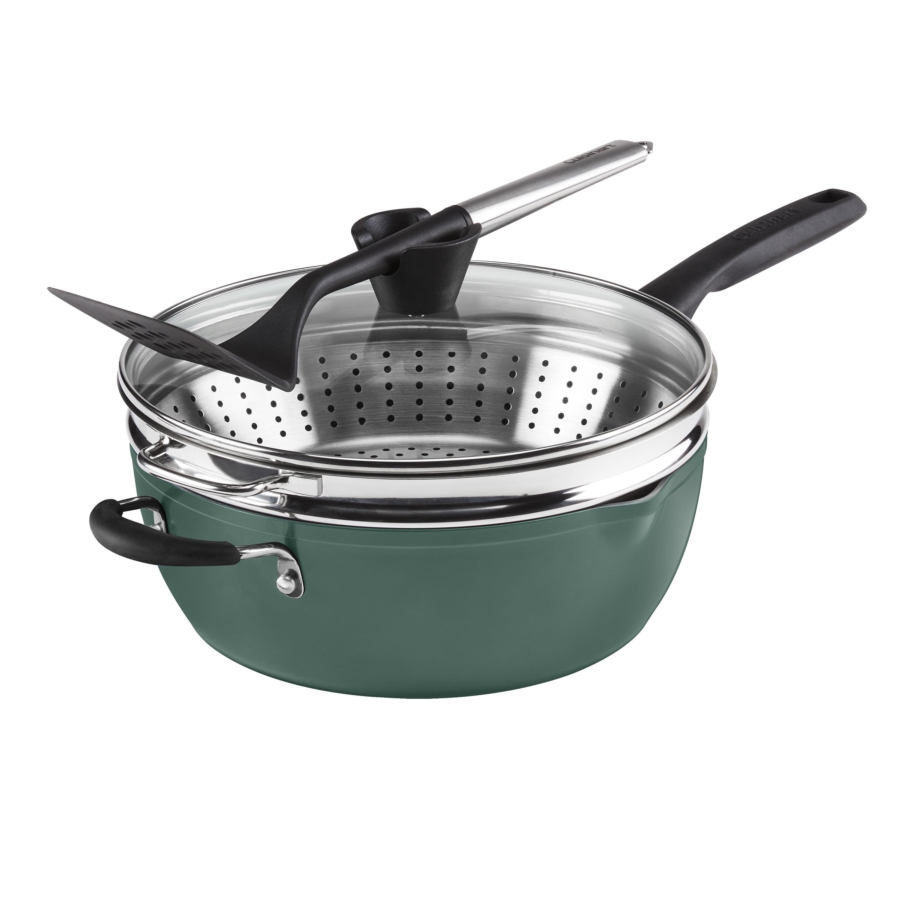 Cuisinart Cuisinart Preferred Pan 4 Piece Set (4.5 Qt. Multi-Purpose Pan with Cover, Steamer, Slotted Turner)