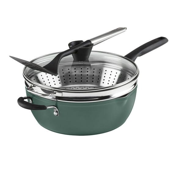 Cuisinart Cuisinart Preferred Pan 4 Piece Set (4.5 Qt. Multi-Purpose Pan with Cover, Steamer, Slotted Turner)