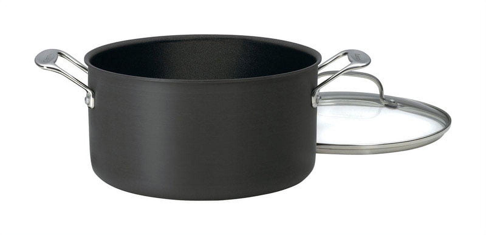 Cuisinart 6-Quart Hard-Anodized Non-Stick Stockpot with Glass Lid