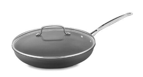 12-Inch Hard Anodized Non-Stick Frying Pan with Helper Handle