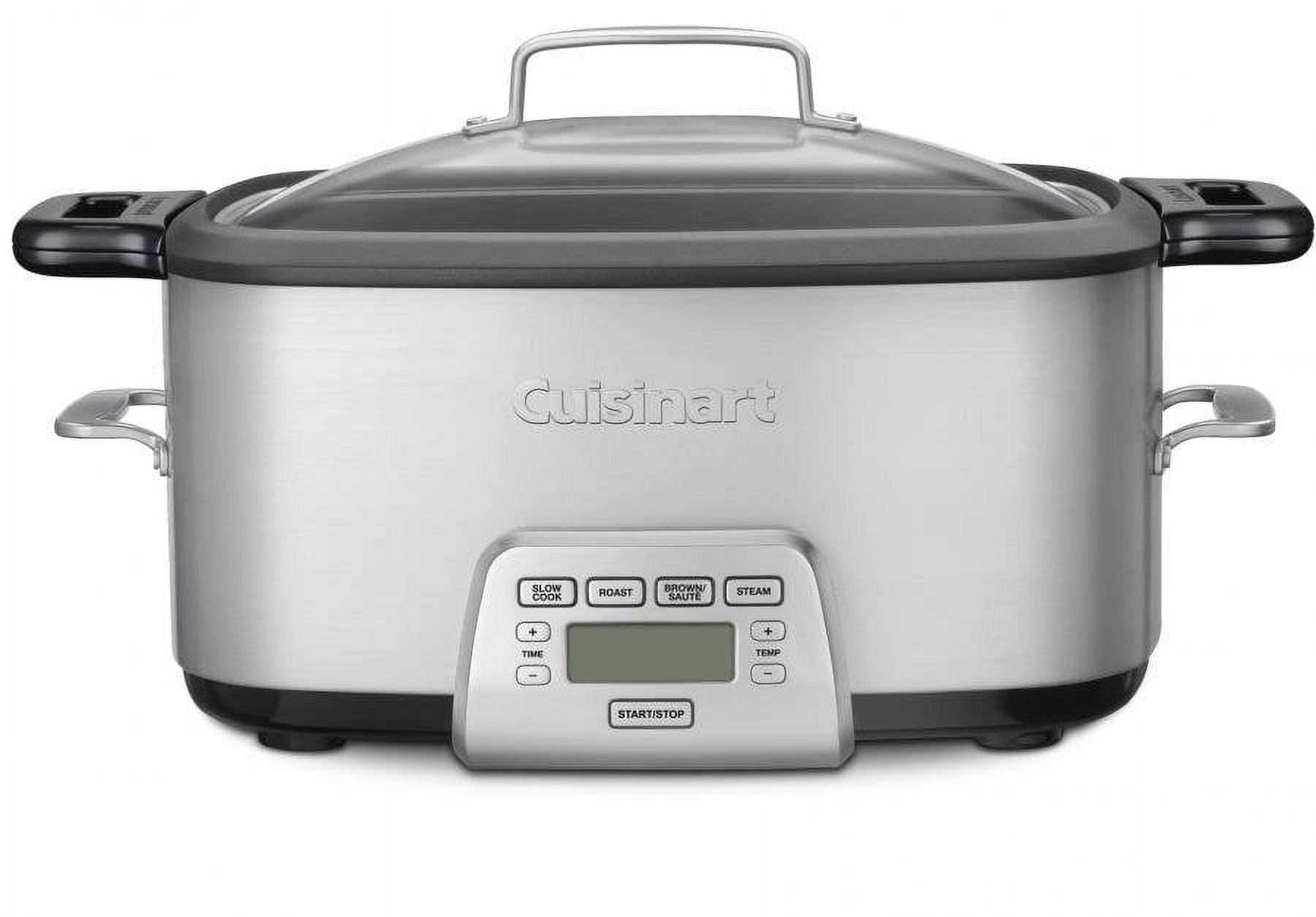 Blue 6.3 Qt Cast Aluminum Multi-Cooker with Digital Display and Timer