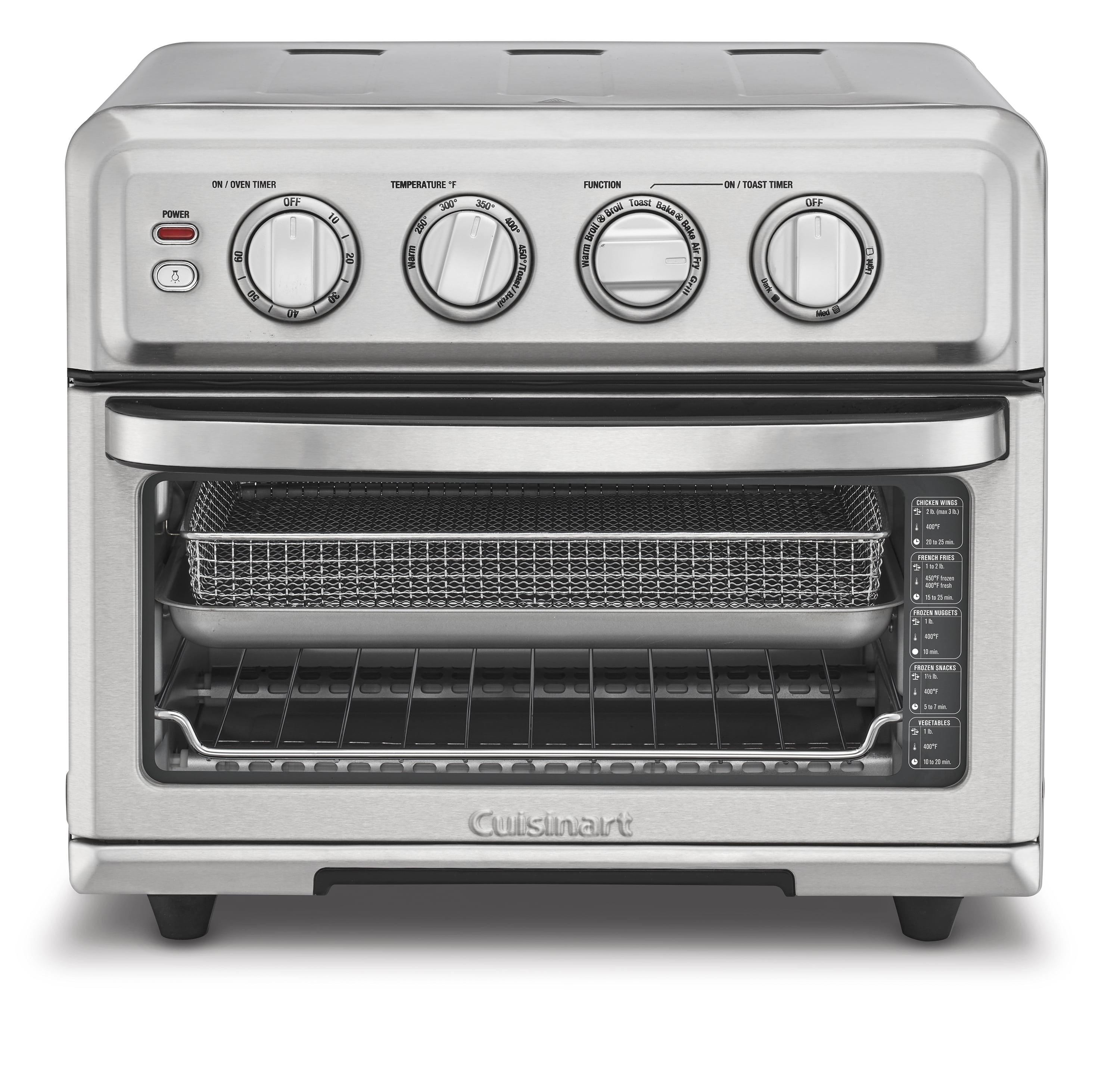 Cuisinart Air Fryer Toaster Oven with Grill, Stainless Steel
