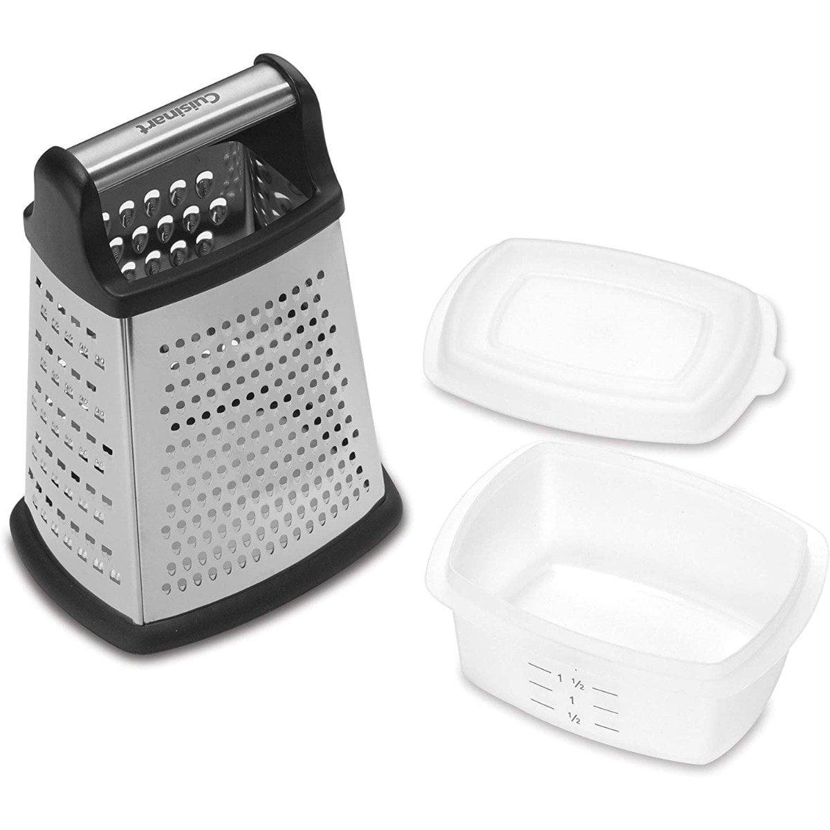 Stainless Steel Box Grater with Storage Container