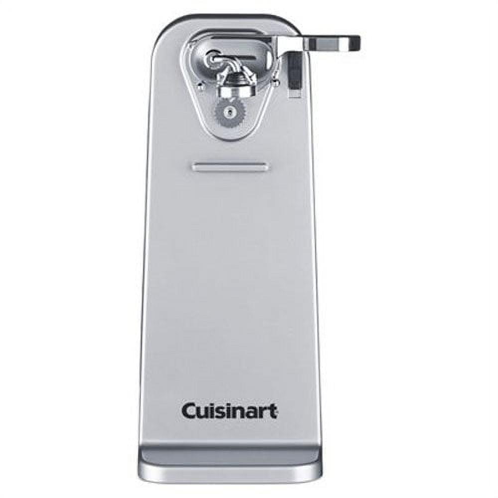 Chrome Electric Can Opener with Power Cut Blade