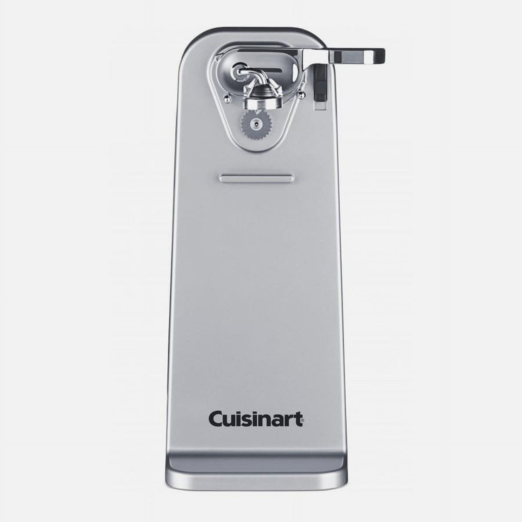 Chrome Electric Can Opener with Power Cut Blade