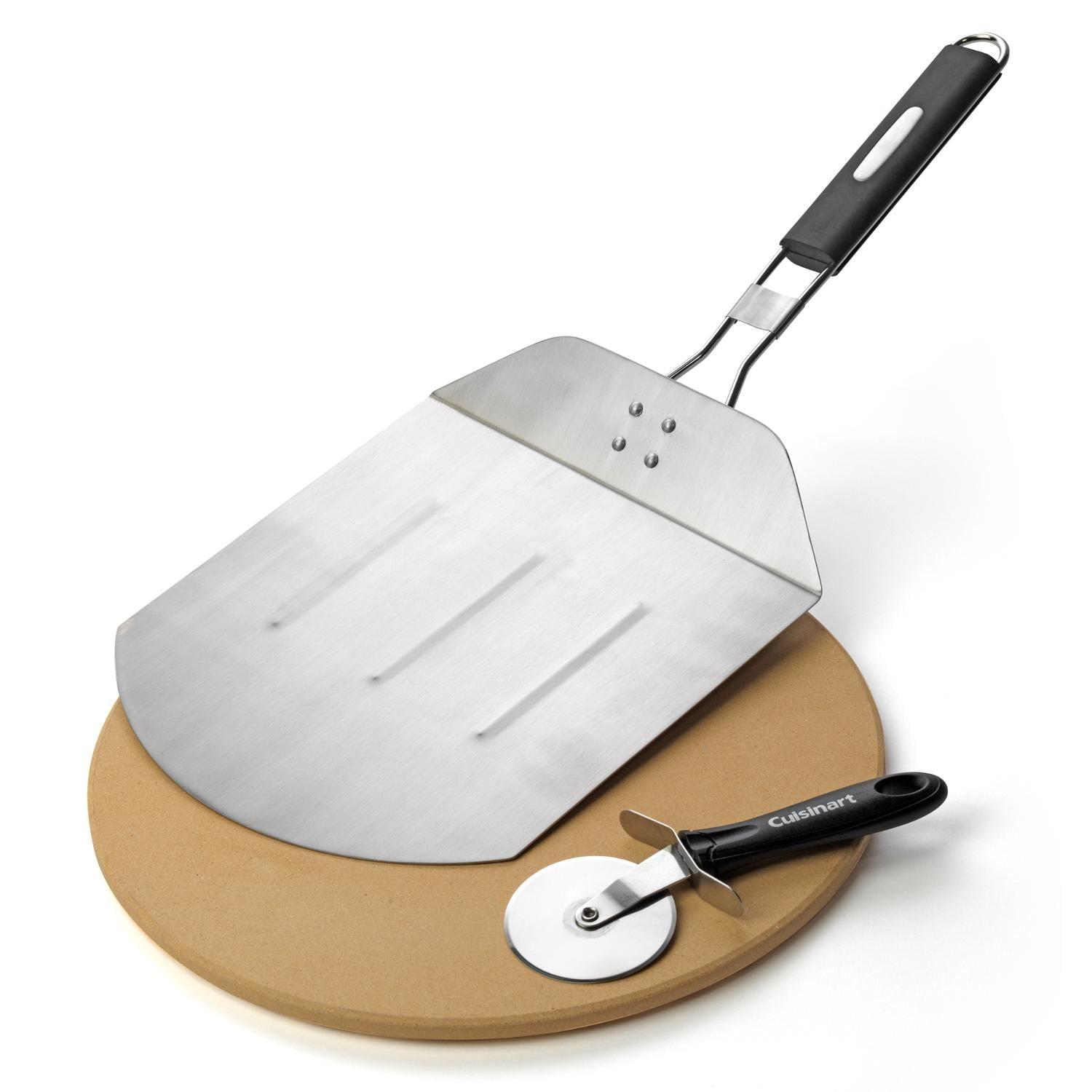 Cuisinart 3-Piece Stainless Steel Pizza Grilling Set