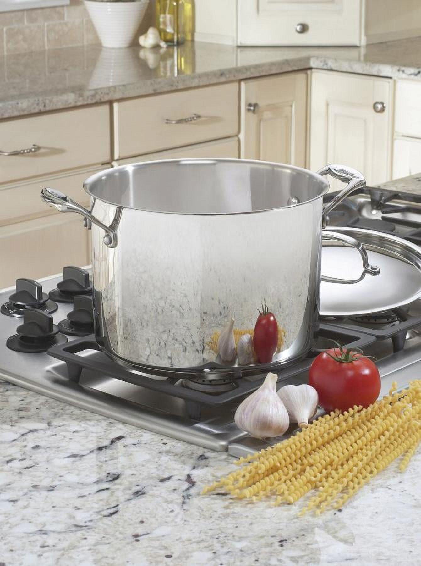 Stainless Steel 8 Quart Induction Ready Stockpot with Cover