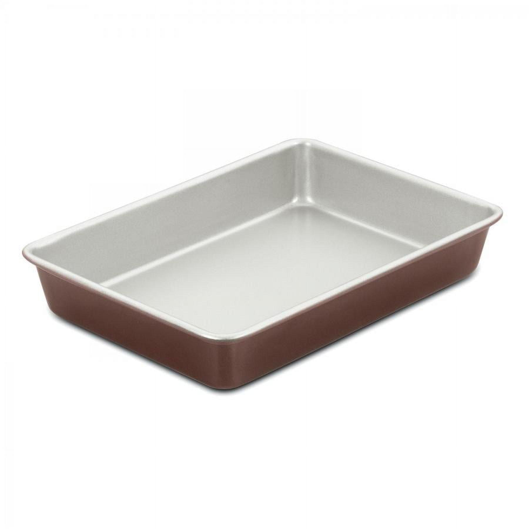 Bronze Non-Stick 13" x 9" Aluminized Steel Cake Pan