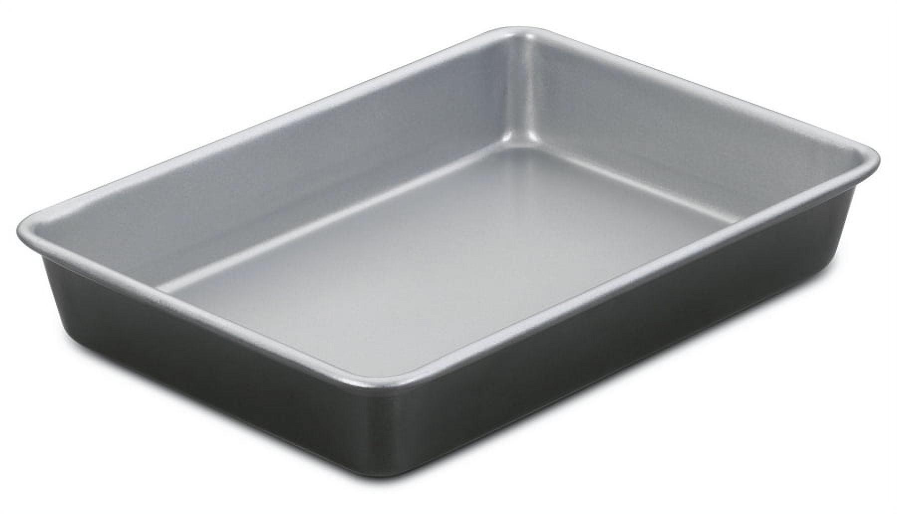 Silver Nonstick Aluminized Steel Rectangular Cake Pan