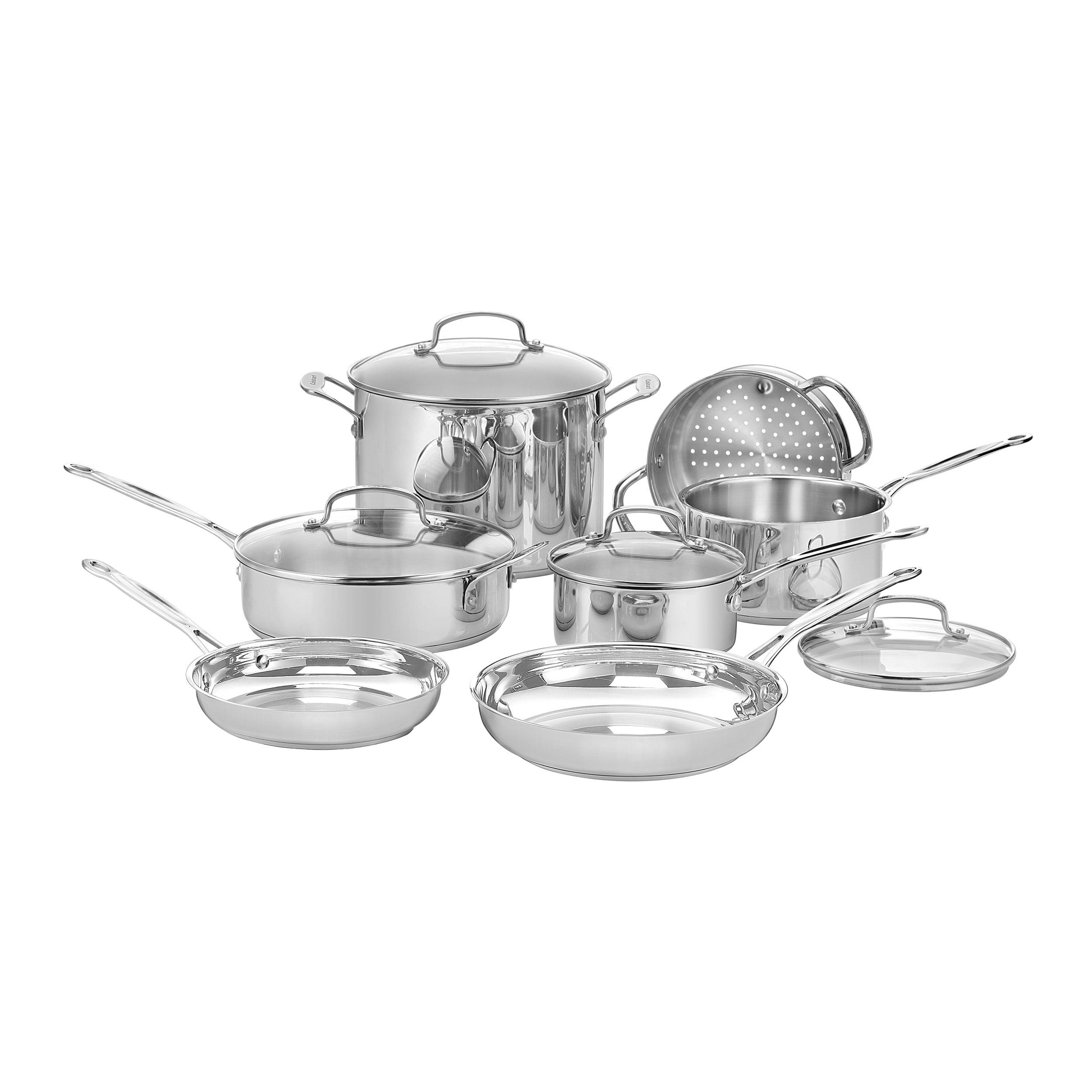 Cuisinart ® Chef's Classic™ 11-Piece Stainless Steel Cookware Set