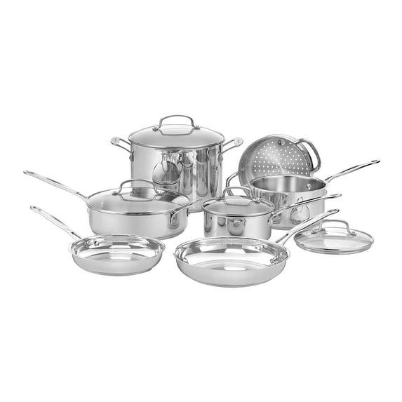 Cuisinart ® Chef's Classic™ 11-Piece Stainless Steel Cookware Set