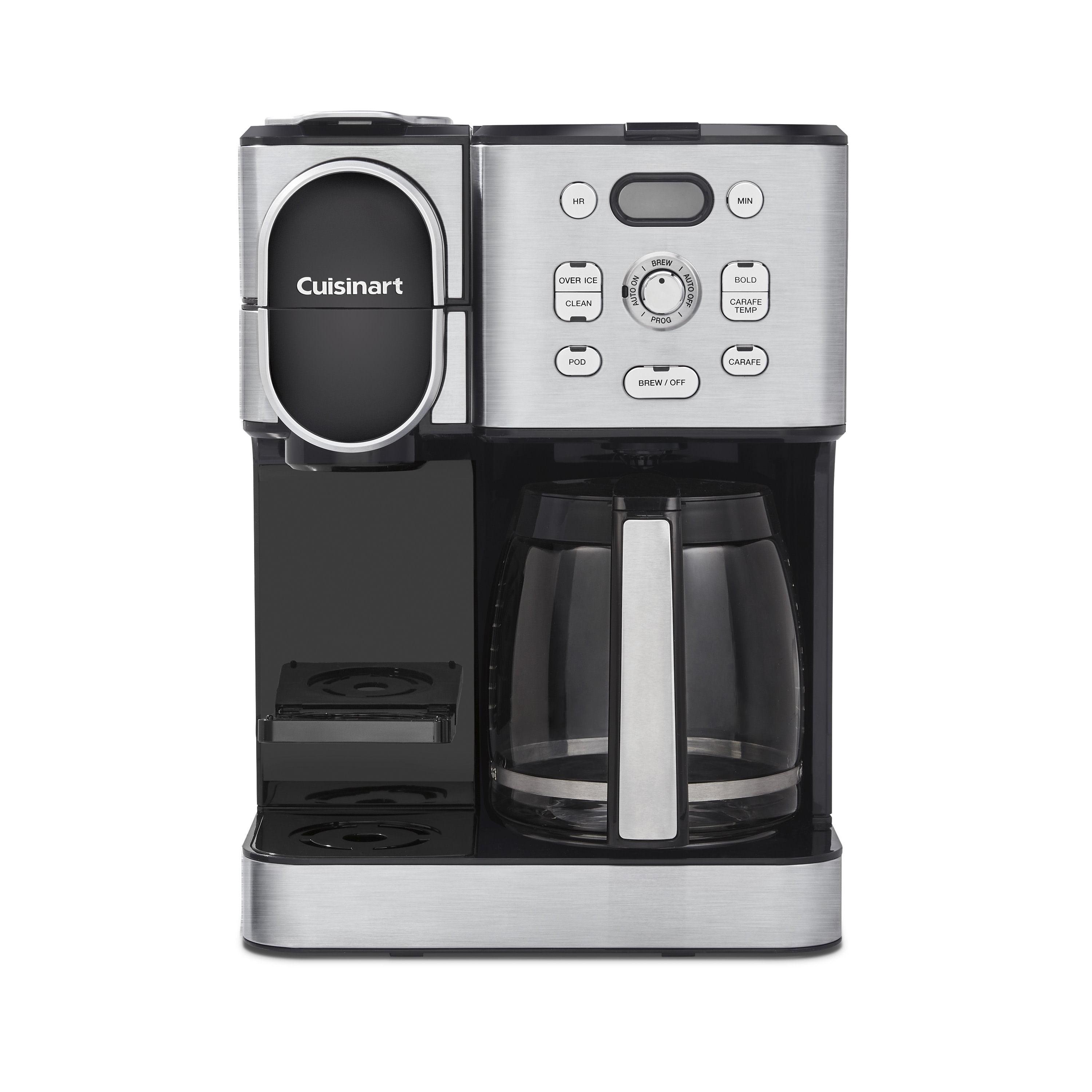 Cuisinart Coffee Center 2-in-1 Coffeemaker, 12-Cup Glass Carafe, Automatic Hot & Iced Coffee Maker, Single Server Brewer