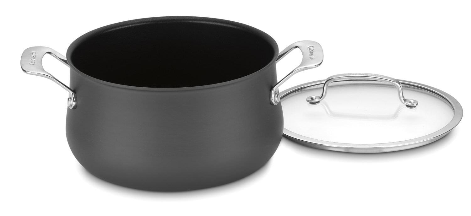 Cuisinart 5-Quart Black Aluminum Non-Stick Dutch Oven