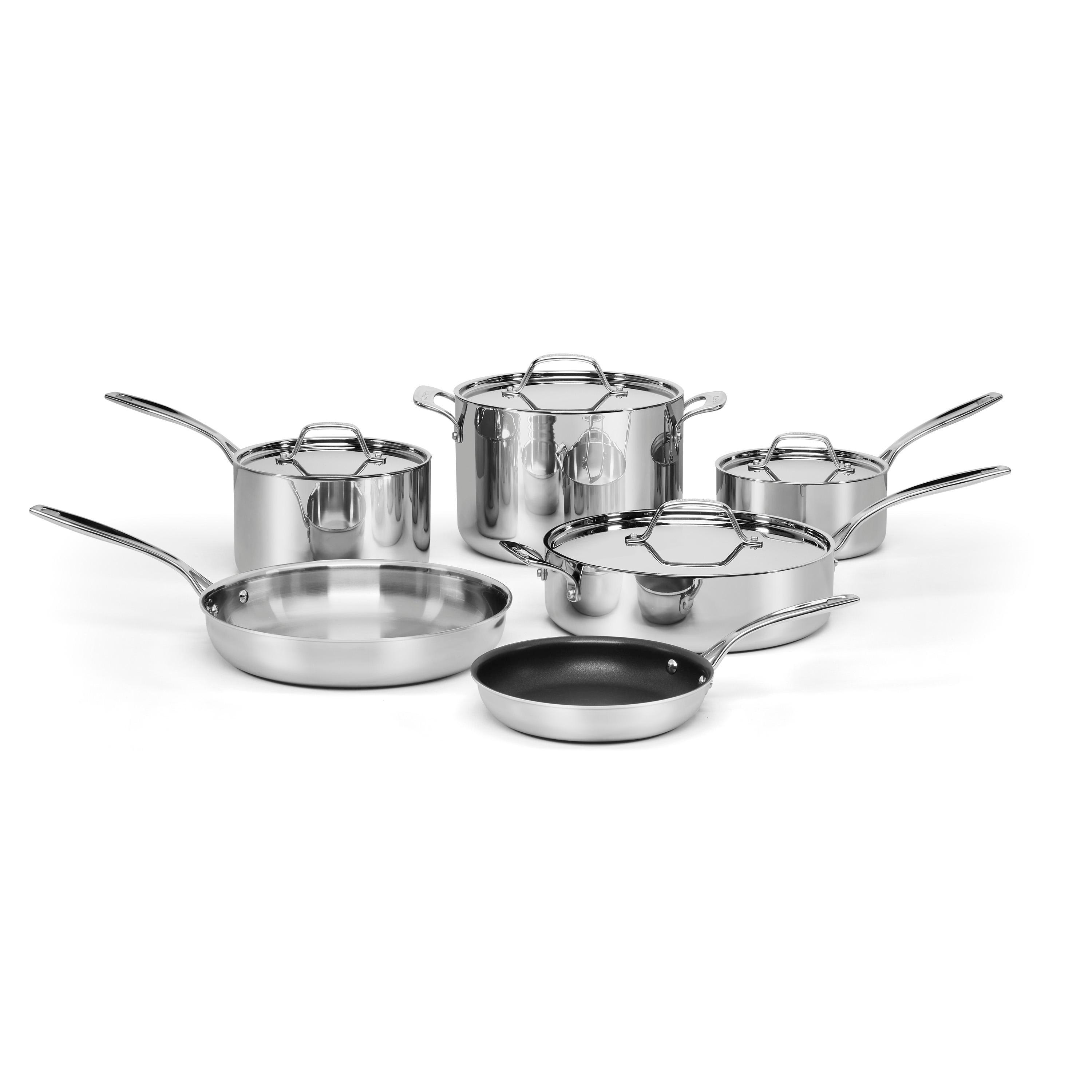 Cuisinart 10 Pieces Stainless Steel Cookware Set