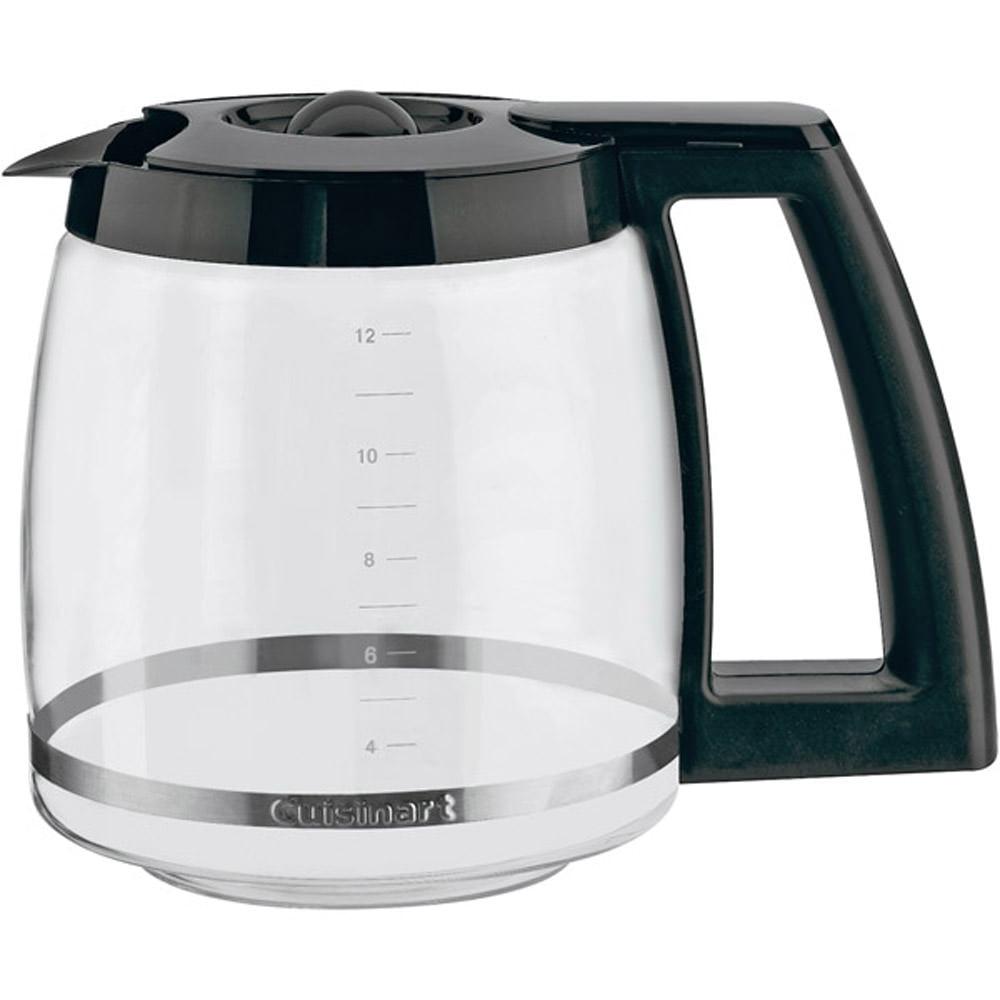 Cuisinart DCC-1200PRC 12-Cup Replacement Glass Carafe, Black