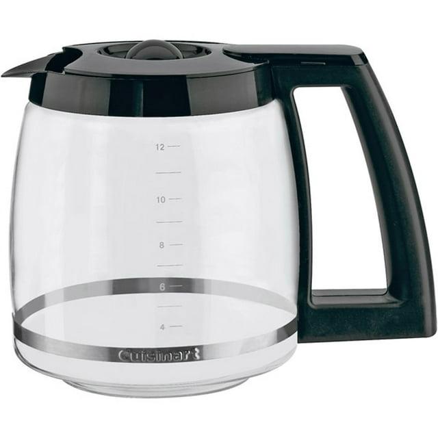 Cuisinart DCC-1200PRC 12-Cup Replacement Glass Carafe, Black