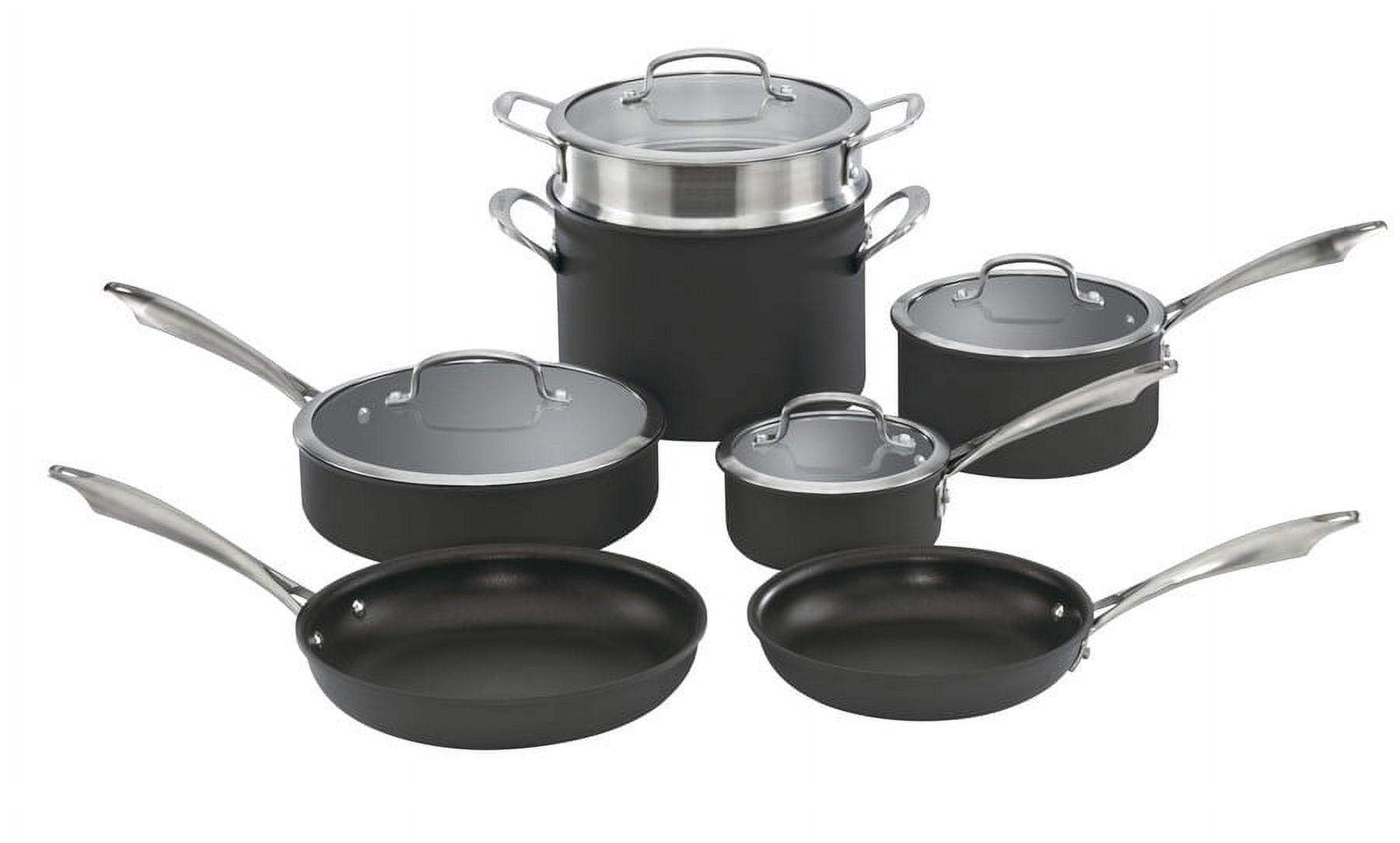 Cuisinart 11 Pieces Hard-Anodized Aluminum Non Stick Cookware Set