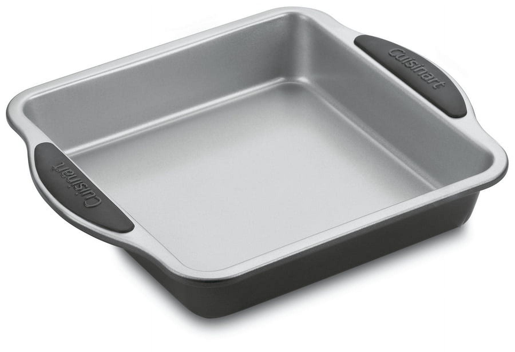 Cuisinart 9-Inch Nonstick Square Cake Pan with Silicone Grips