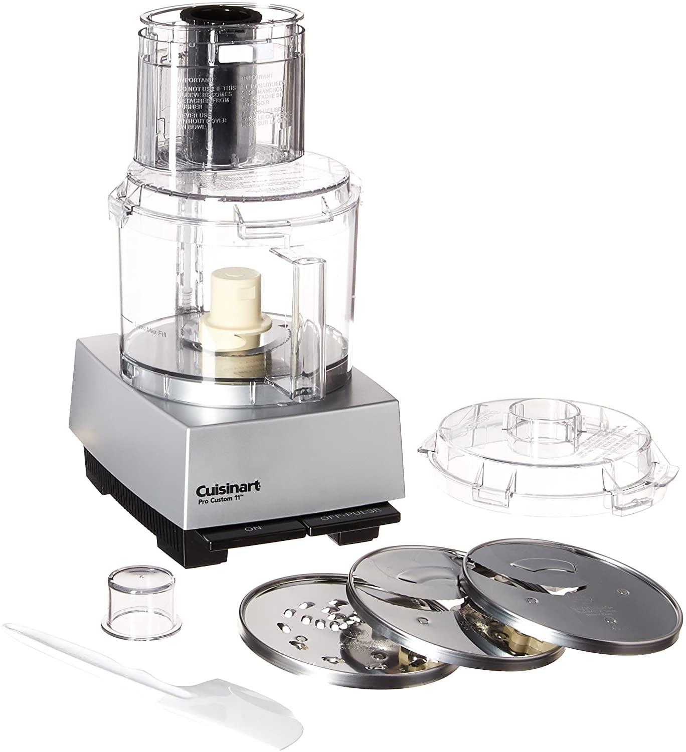 Restored Cuisinart DLC-8SBCYP1 Food Processor, Pro Custom 11 Cup, Brushed Chrome (Refurbished)