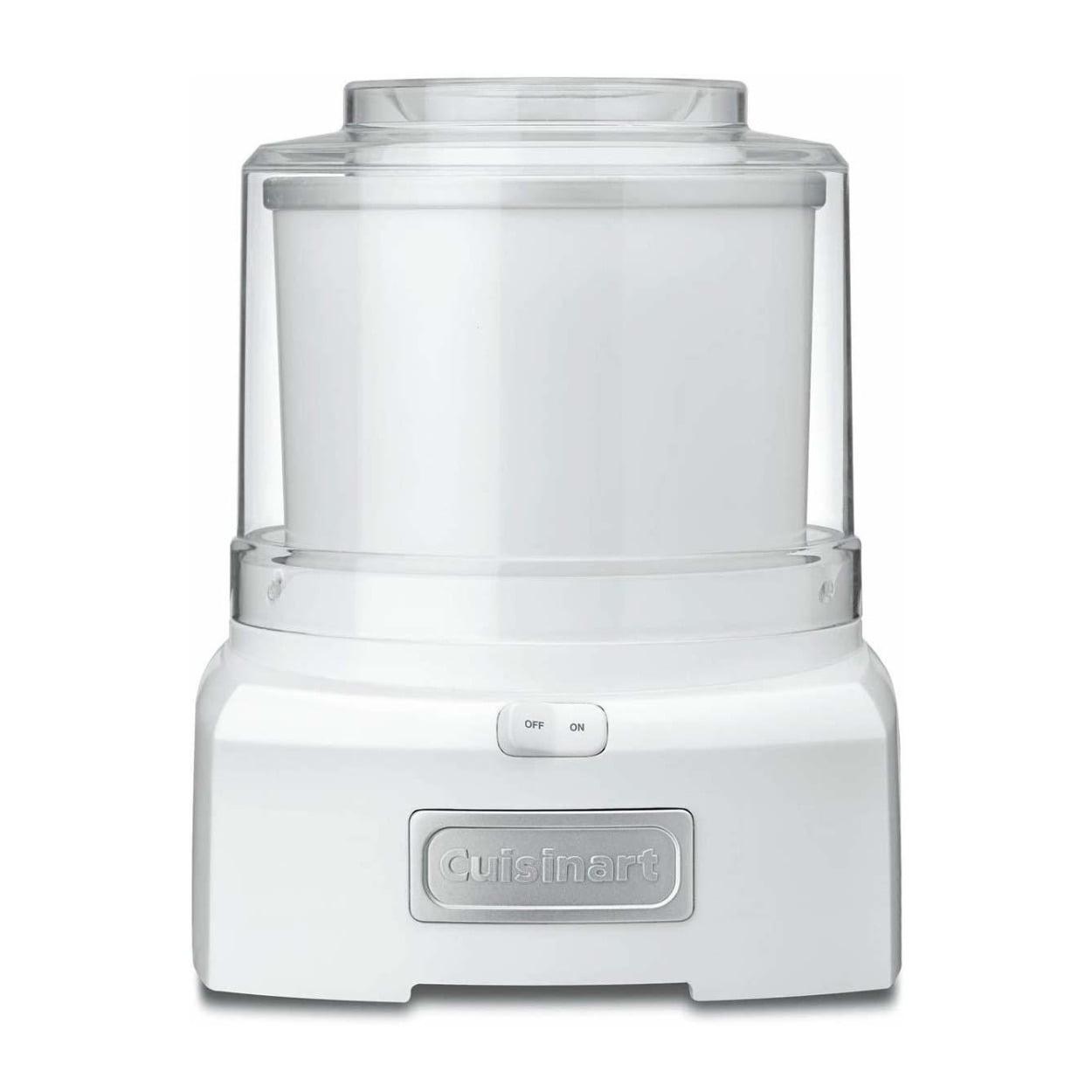 Cuisinart Automatic Frozen Yogurt and Ice Cream and Sorbet Maker - White - ICE-21P1: BPA-Free, 48oz Capacity, 20 Min Cycle