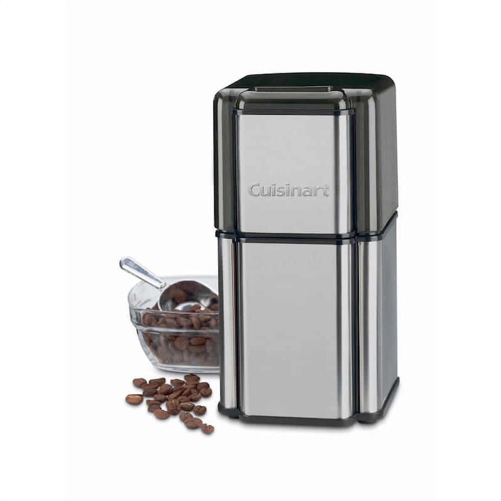 Cuisinart Grind Central Coffee Grinder with Built-In Safety Interlock, Stainless Steel Blades, Convenient Cord Storage, Dishwasher Safe Bowl and Lid