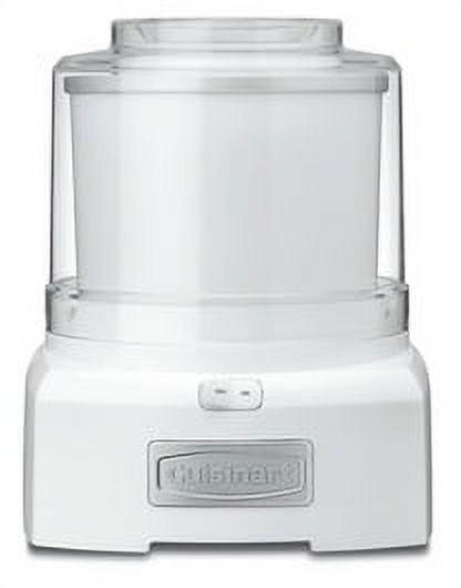 Cuisinart White Automatic Frozen Yogurt and Ice Cream Maker