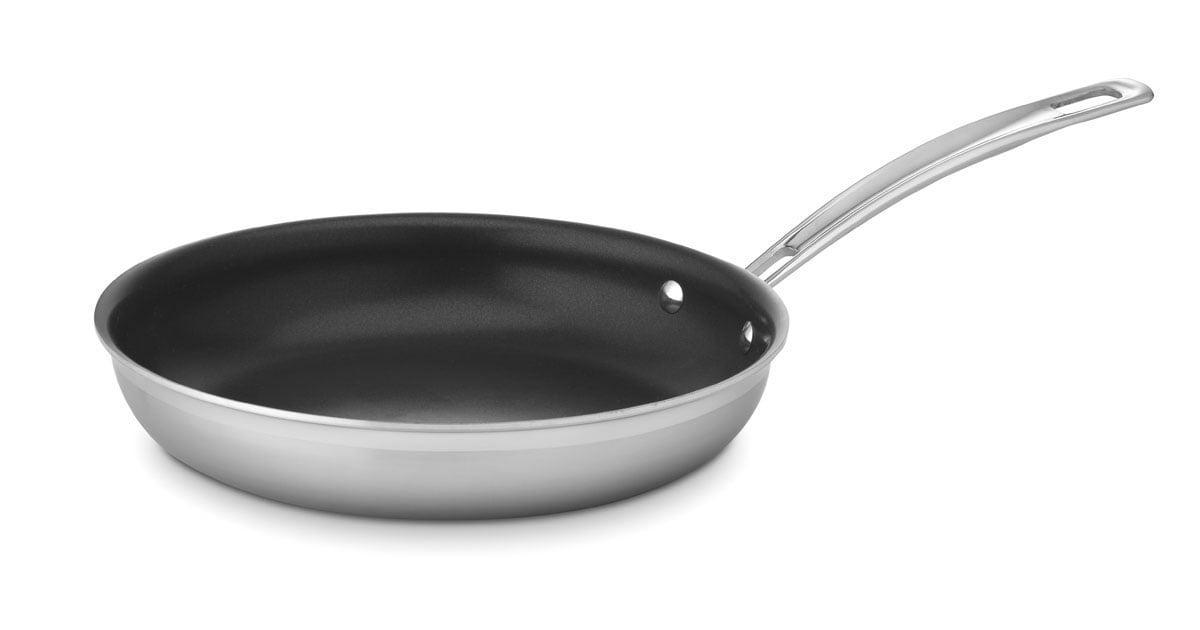 Cuisinart 10-Inch Non-Stick Stainless Steel Skillet