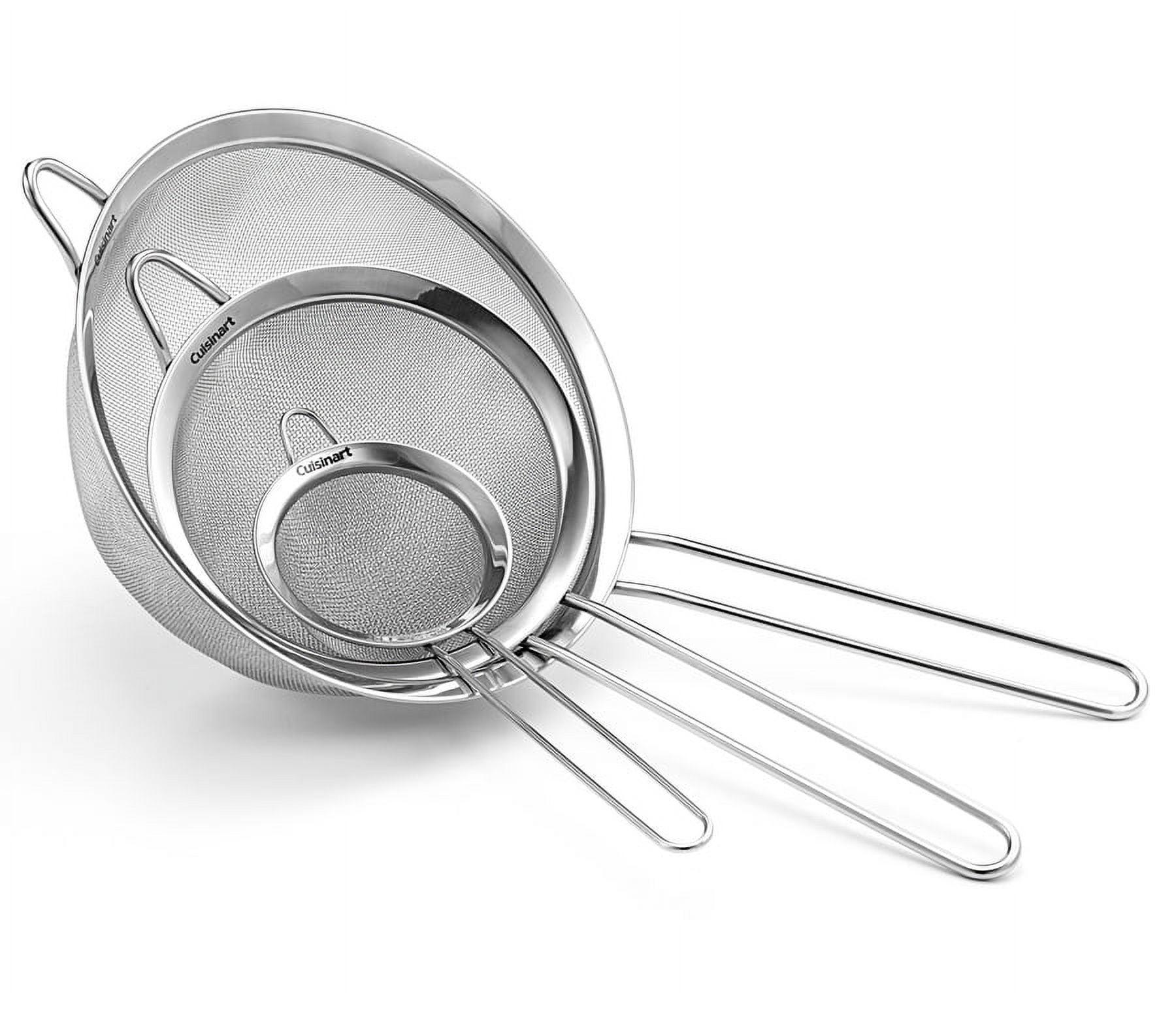 Cuisinart 3-Piece Stainless Steel Mesh Strainer Set