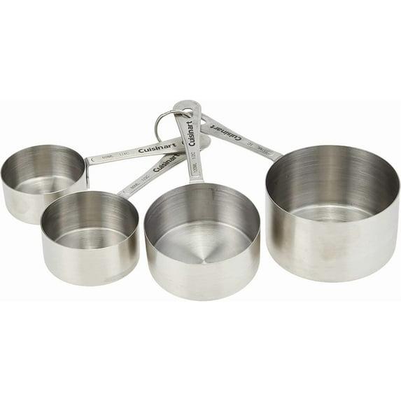 Cuisinart 4-Pieces Stainless Steel Measuring Cup Set