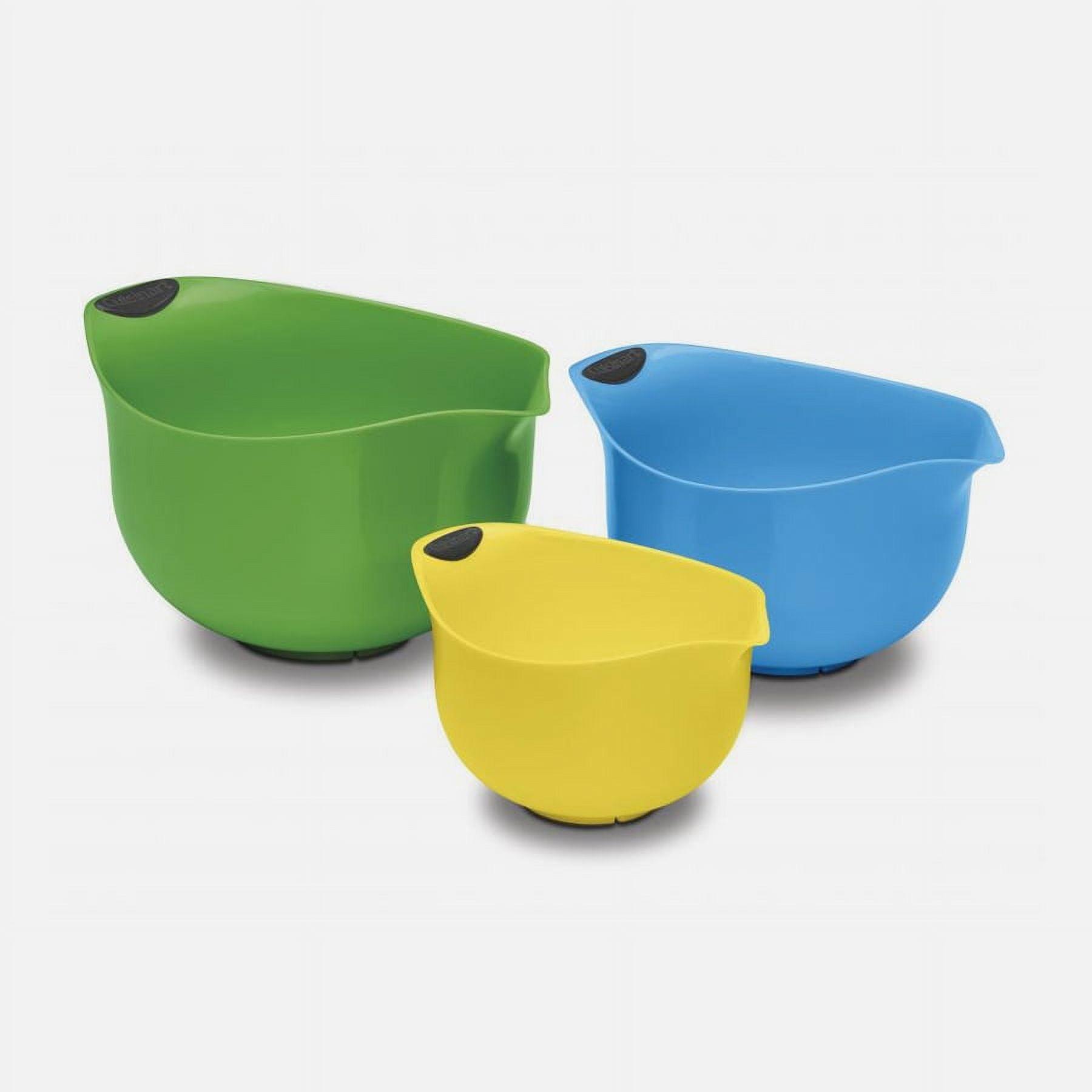 Cuisinart 3 Piece Plastic Mixing Bowls Set