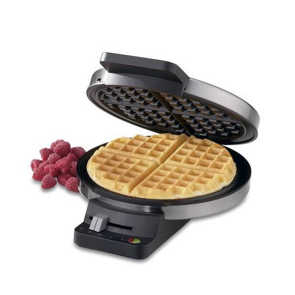 Cuisinart Classic Waffle Maker - Stainless Steel - WMR-CAP2: Nonstick, Temperature Control, 1000W, 4 Cavities, BPA-Free