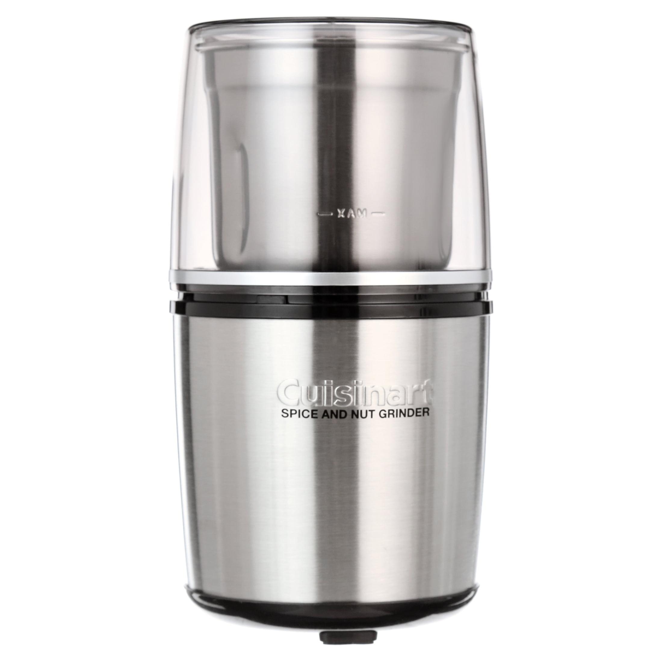 Stainless Steel Electric Spice and Nut Grinder with Safety Lock