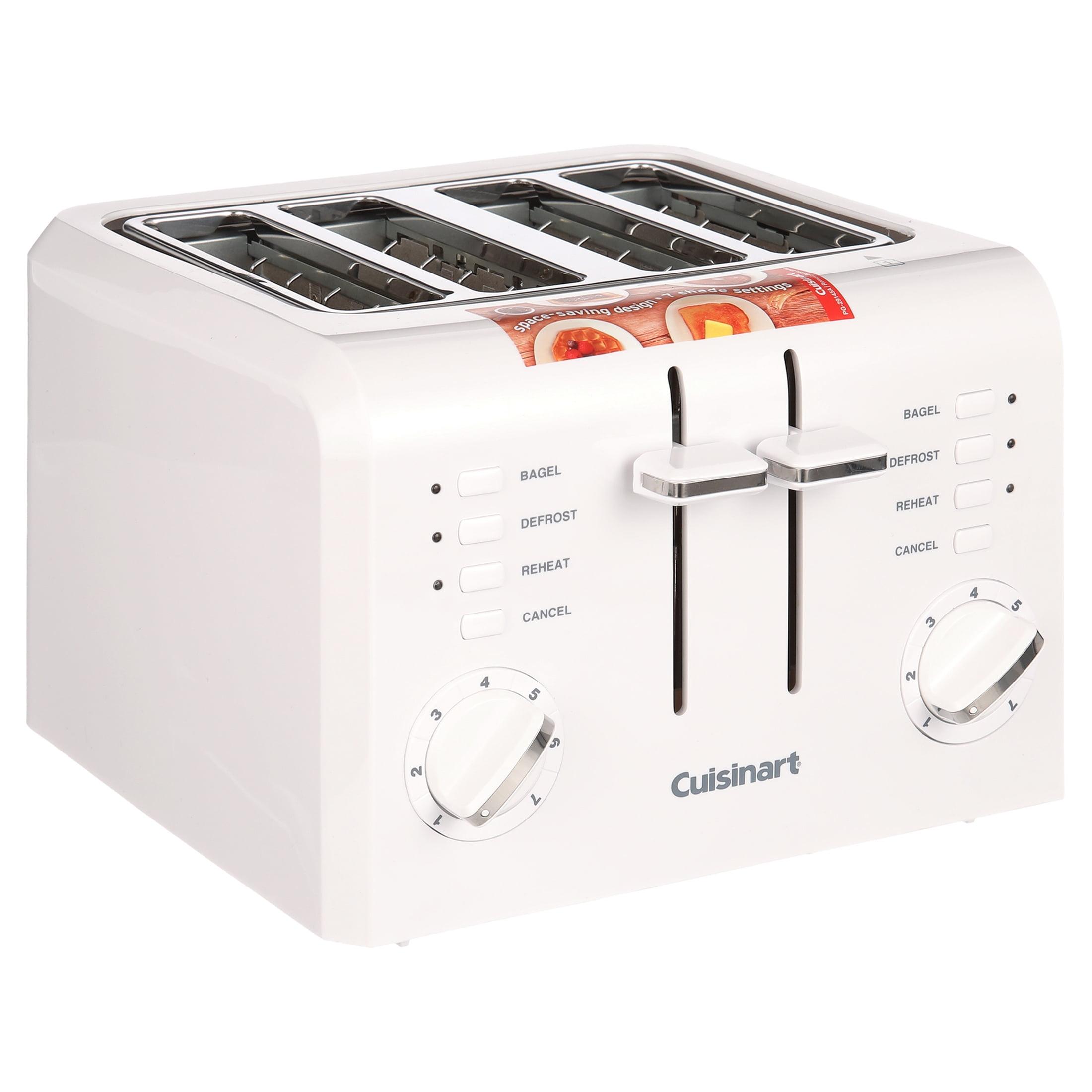 Cuisinart 4 Slice Compact Plastic Toaster