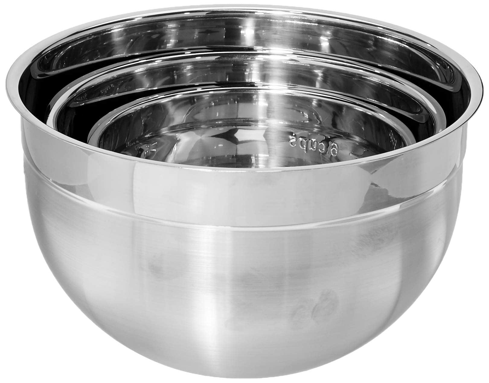 Cuisipro Stainless Steel Mixing Bowl 3 Piece Set