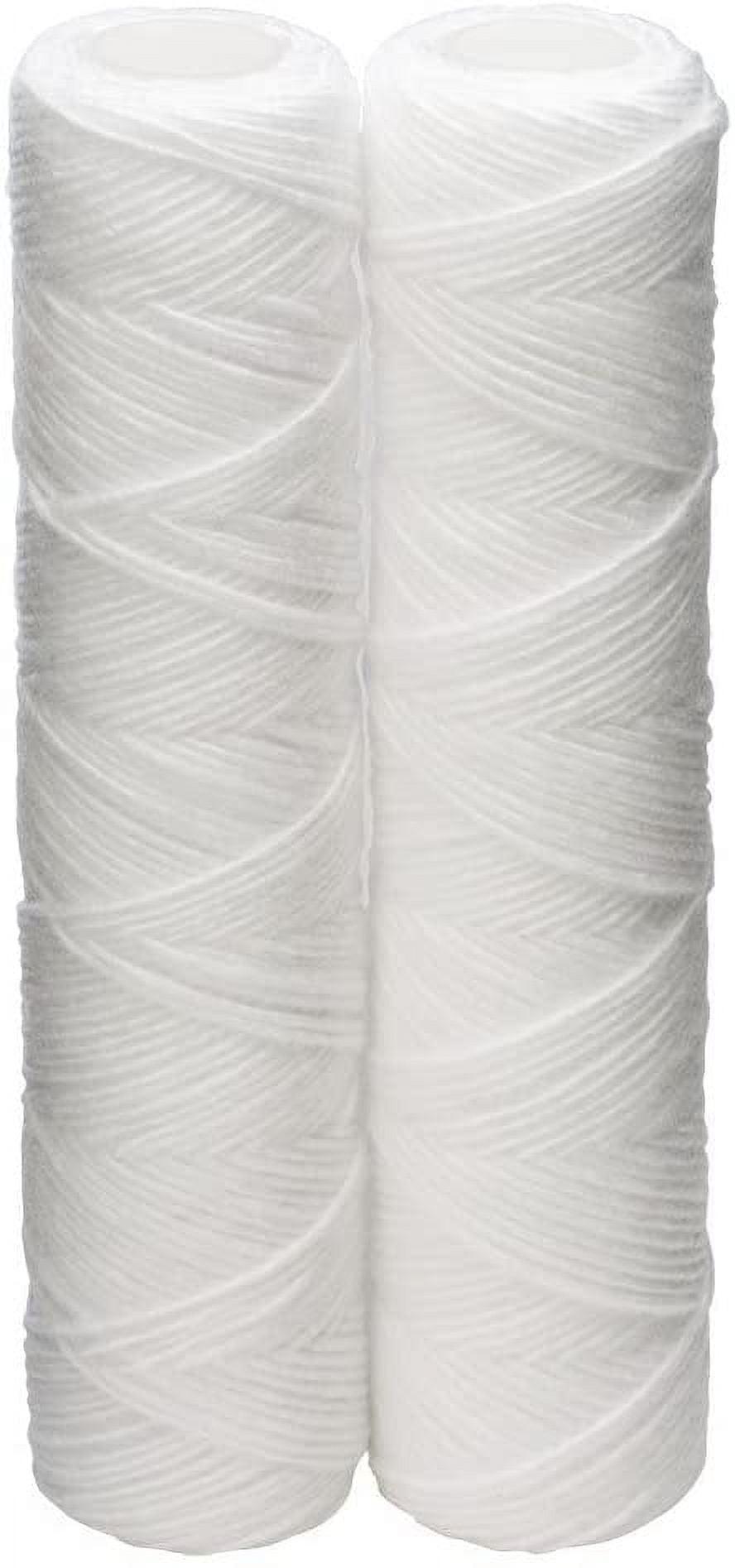 Culligan CW-F Sediment Replacement Cartridge Polypropylene Cord-Wound, 10 Micron, 12,000 Gallon Capacity, 2-Pack