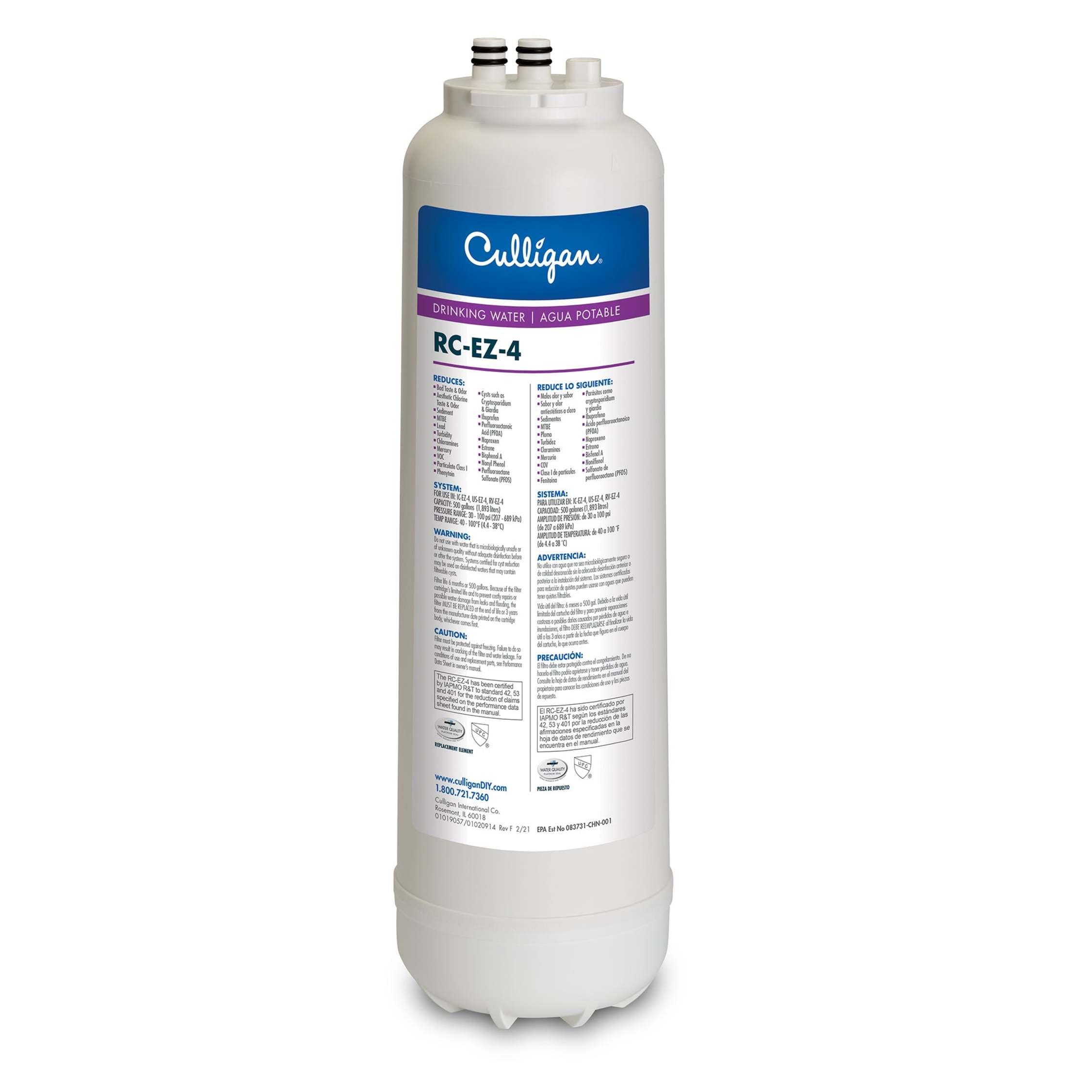 Culligan 500-Gallon Twist and Lock Carbon Replacement Filter Cartridge