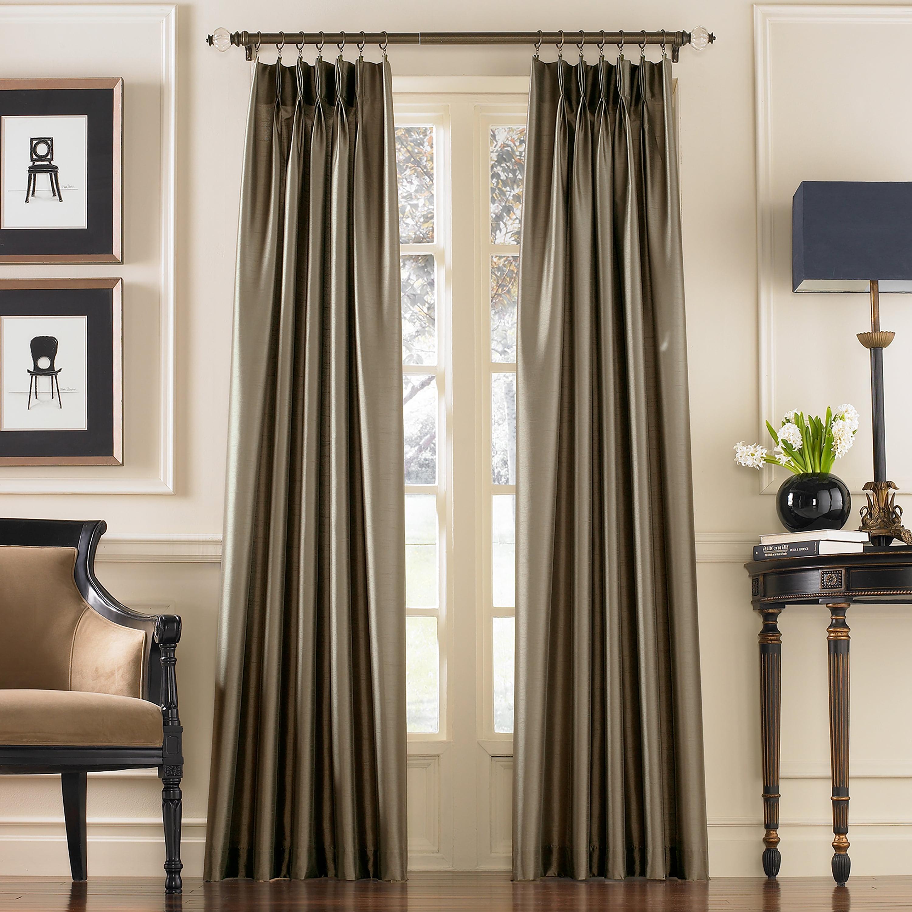 Curtainworks Marquee 120" Single Panel Curtain, Bronze, Adult