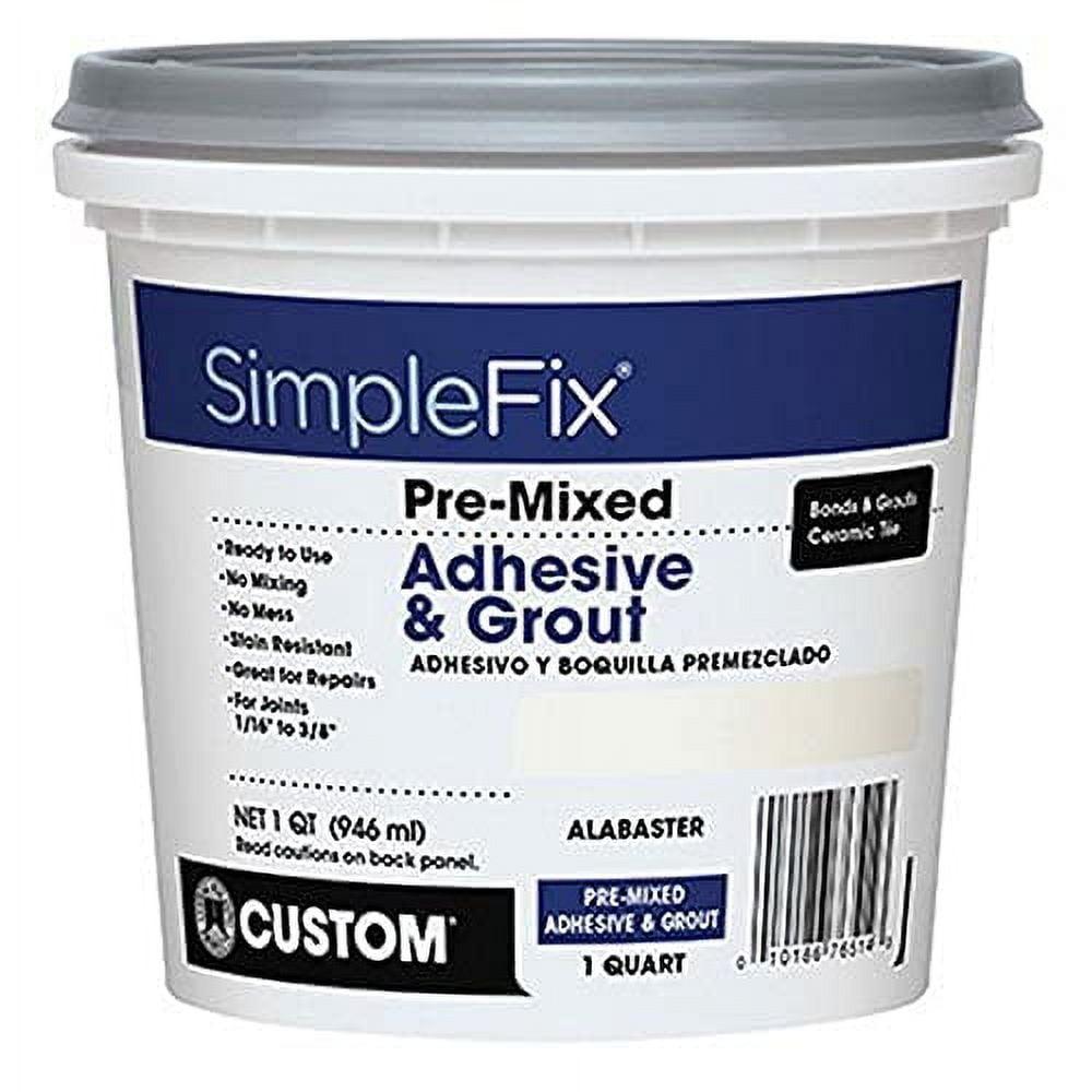 Custom Building Products SimpleFix Indoor Alabaster Grout 1 qt.
