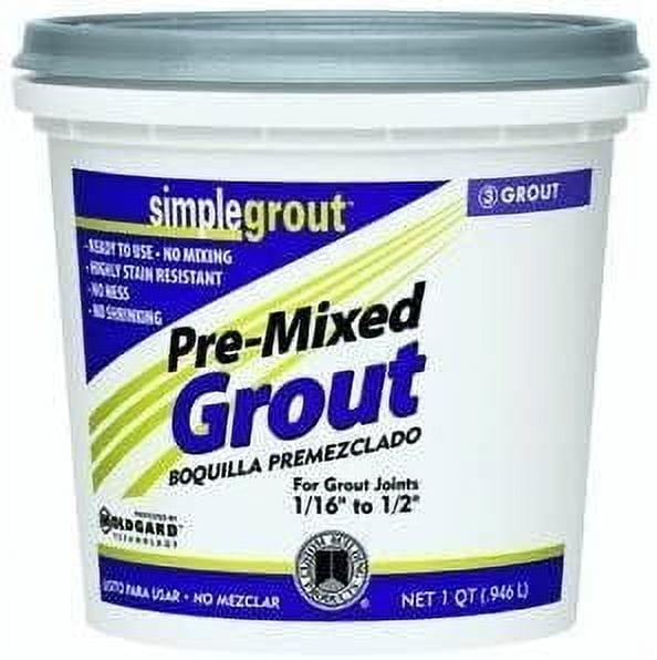 Custom Building Products 1 Quart Bright White Pre-Mixed Grout PMG381QT