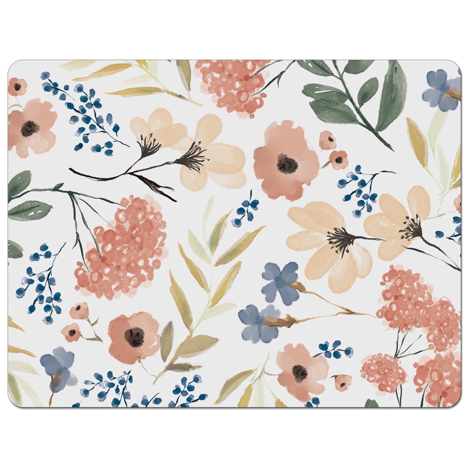 Meadow Floral Flexible Plastic Chopping Mat 15" x 11.5"